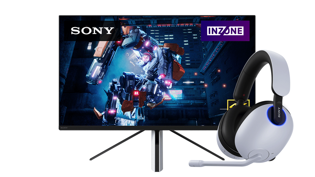 Monitor da gioco e cuffie Sony InZone.